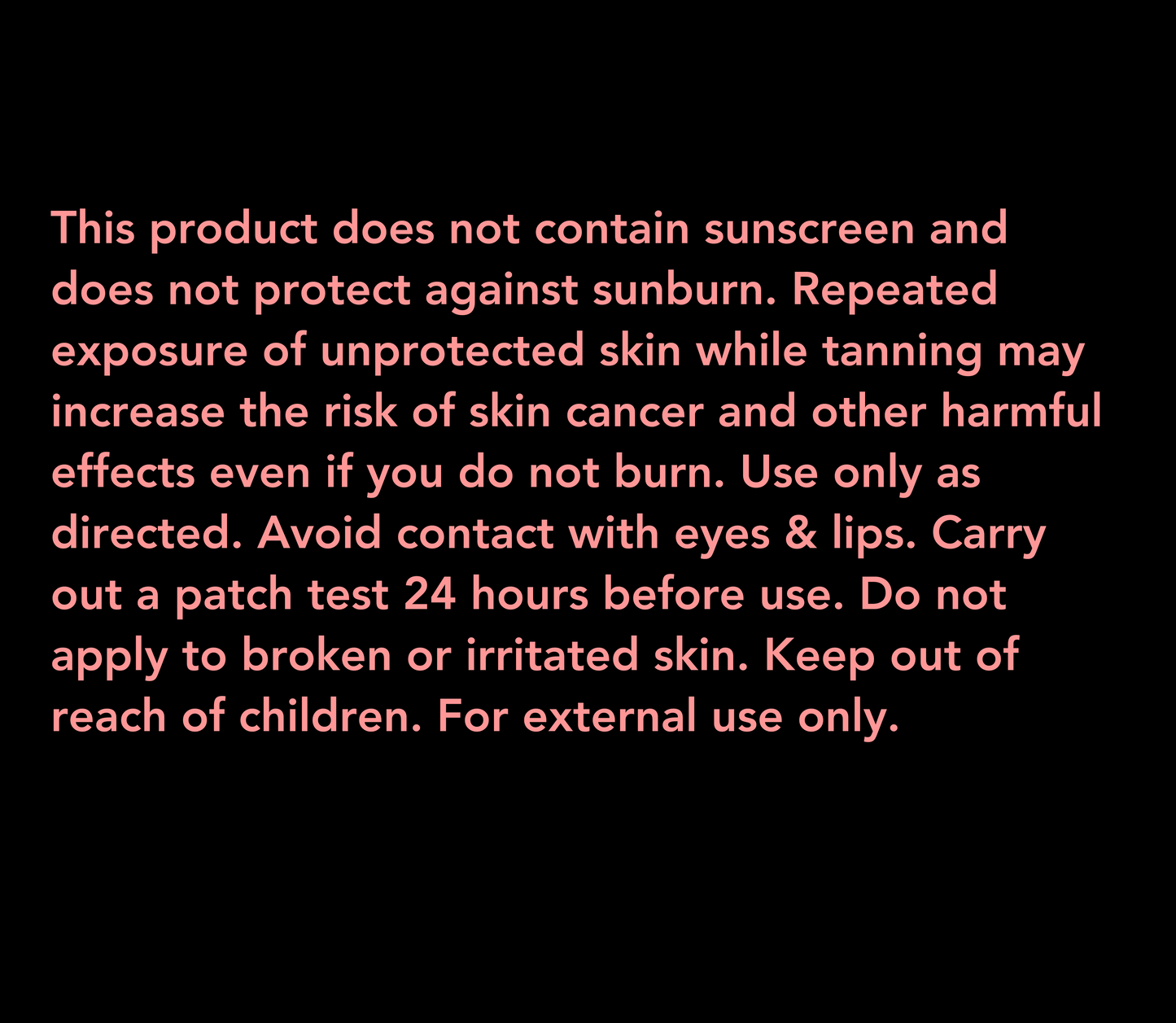 Tanning Lotion