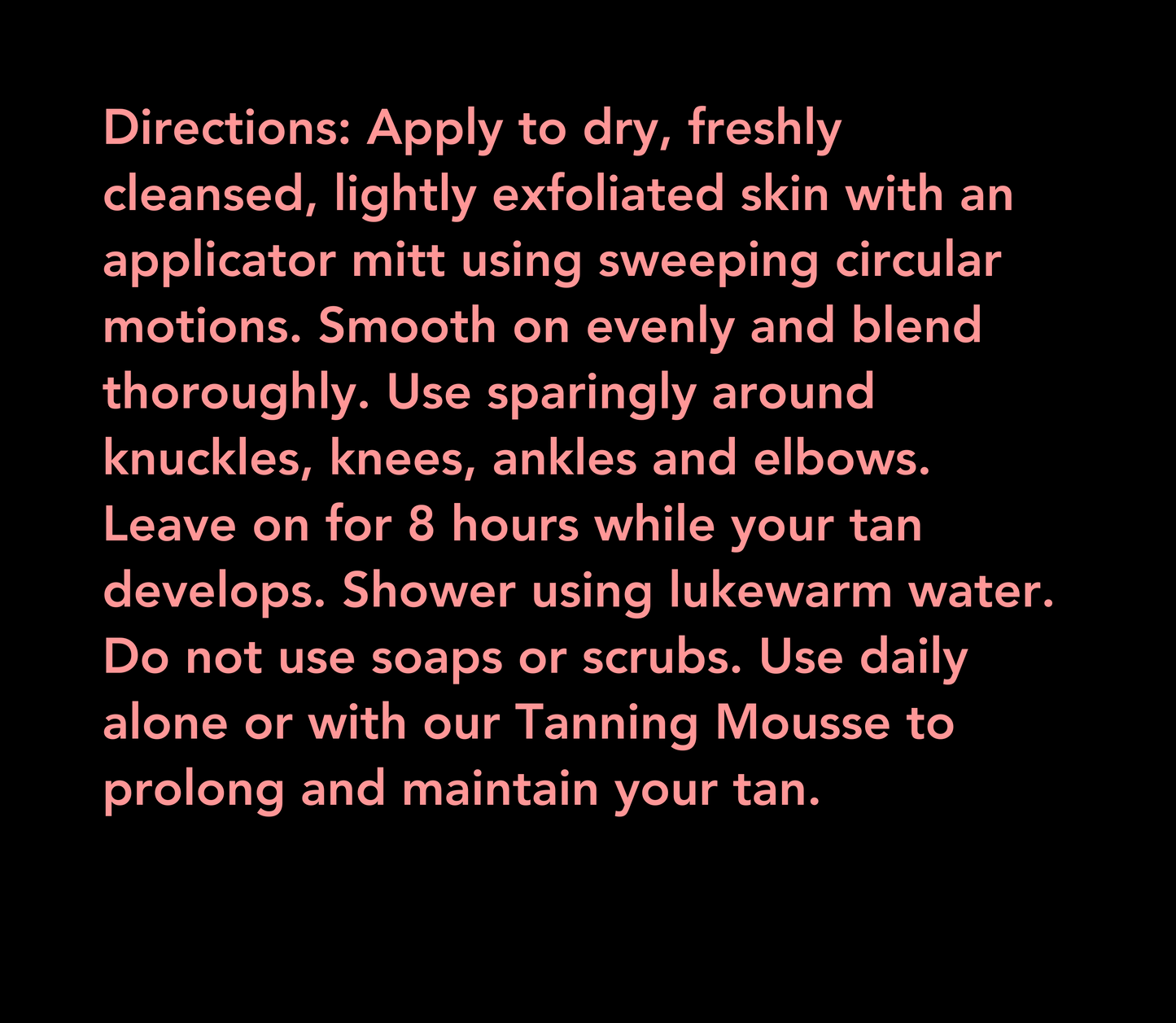 Tanning Lotion