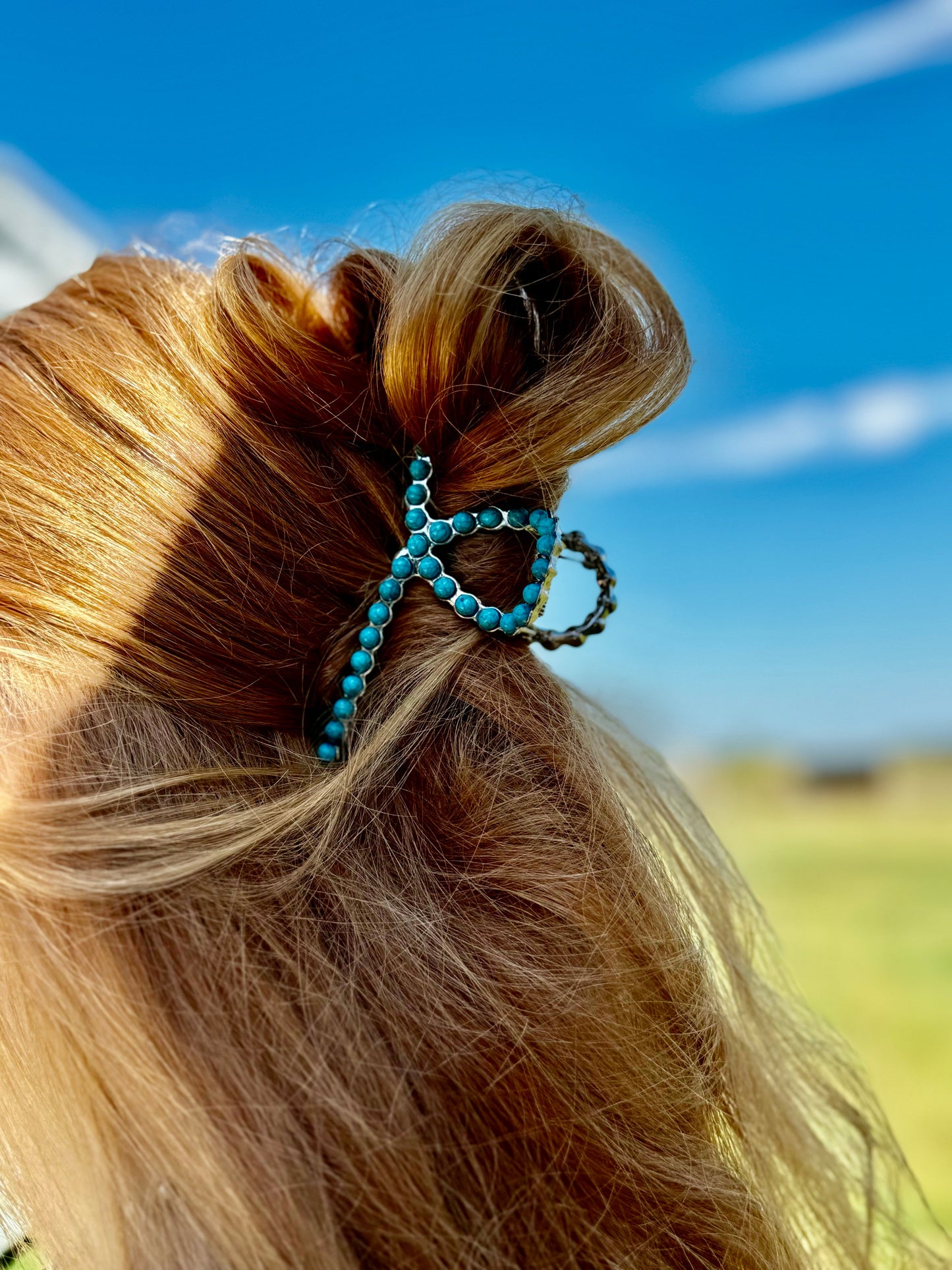 Turquoise Hair Clips